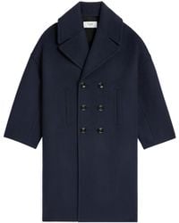 Celine - Long Peacoat - Lyst