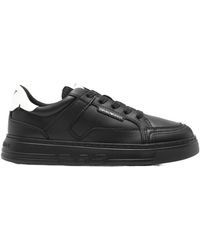 Emporio Armani - Logo Printed Low-Top Sneakers - Lyst