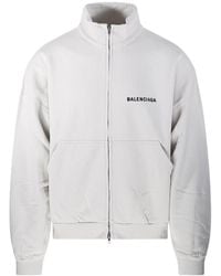 Balenciaga - Distressed High Neck Jacket - Lyst
