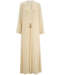 Zimmermann - Lyrical Tubular Tie Fastened Velvet Dress - Lyst
