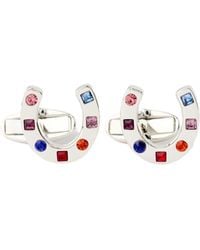 Paul Smith - Horseshoe Crystal Cufflinks - Lyst