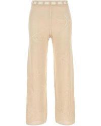 Bode - Crochet Wide-Leg Pants - Lyst
