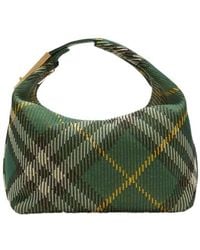 Burberry - Medium Check Pattern Shoulder Handbag - Lyst