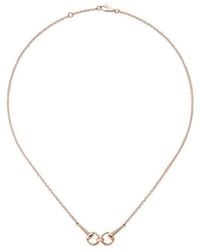 Gucci - Horsebit Diamond 18K Chain Necklace - Lyst