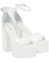 Paris Texas - Tatiana Patent Leather Platform Sandals - Lyst