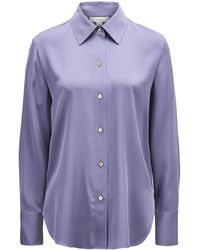 Vince - Long-Sleeved Button-Front Shirt - Lyst