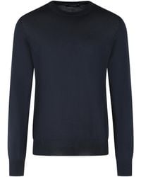 Gran Sasso - Fine Knit Crew Neck Knitted Sweater - Lyst
