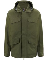K-Way - Erhal Hoodie Zip-Up Jacket - Lyst