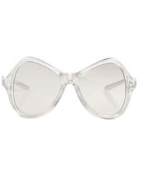 DIESEL - Geometric Frame Sunglasses - Lyst