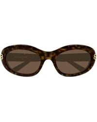 Balenciaga - Eyewear Casino Round Frame Sunglasses - Lyst
