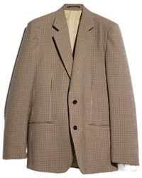 Gucci - Gingham Wool Single-Breasted Jacket - Lyst