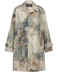 Balmain - Desert Print Cotton Coat - Lyst