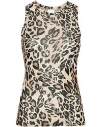 Nanushka - Anneke Leopard-Print Tank Top - Lyst