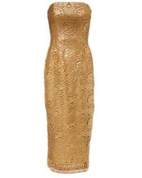 Emilia Wickstead - Leila Midi Lace Formal Dress - Lyst