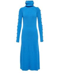 Proenza Schouler - Ribbed-Knit Cotton-Blend Sweater Dress - Lyst