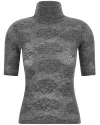 Brunello Cucinelli - Short-Sleeve Turtleneck Jumper - Lyst