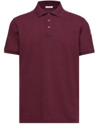 Moncler - Logo Patch Short-Sleeved Polo Shirt - Lyst