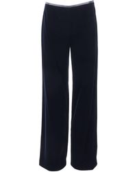 Emporio Armani - High Waist Straight Leg Pants - Lyst