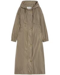 Max Mara - Long, Water-Repellent Taffeta Parka - Lyst