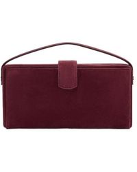 Magda Butrym - Apolonia Suede Clutch - Lyst