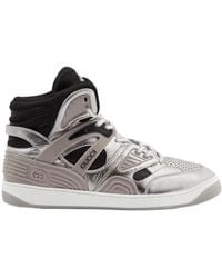 Gucci - Basket High-Top Sneakers - Lyst