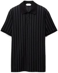 Versace - Monogram Jacquard Polo Shirt - Lyst