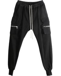 Rick Owens - Pocket Detailed Drawstring Trousers - Lyst