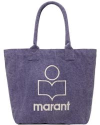 Isabel Marant - Yenky Logo Embroidered Tote Bag - Lyst