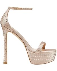 Stuart Weitzman - 150Mm Rhinestone Platform Sandals - Lyst