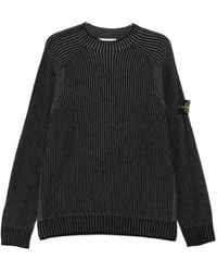 Stone Island - Ribbed-Knit Cashmere Sweater - Lyst