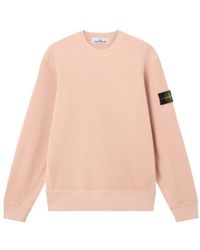 Stone Island - Regular-Fit Crewneck Sweatshirt - Lyst