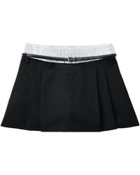 Alexander Wang - Mid-Rise Layered Boxer Tailored Skorts - Lyst