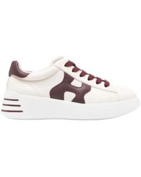 Hogan - Rebel Leather Platform Sneakers - Lyst