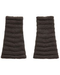 Lisa Yang - Ribbed Cashmere Fingerless Gloves - Lyst