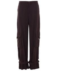 Liu Jo - Flared Cargo Pants - Lyst