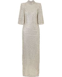 Jenny Packham - Sedona Crystal-Embellished Sequined Tulle Gown - Lyst