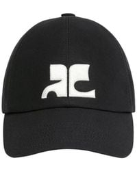 Courreges - Ac Logo-Embroidered Cap - Lyst