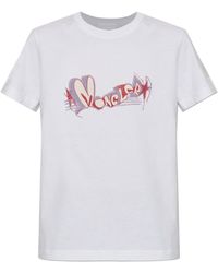 Moncler - Logo Printed Crewneck T-Shirt - Lyst