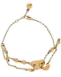 Lemaire - Estampe Heart Detailed Bracelet - Lyst