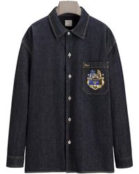 Dior - Blason Denim Overshirt - Lyst