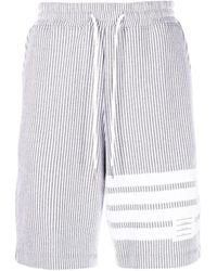 Thom Browne - 4-Bar Stripe Track Shorts - Lyst