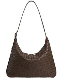 Bottega Veneta - Intrecciato Zipped Hobo Bag - Lyst
