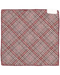 Brunello Cucinelli - Prince-Of-Wales Polka-Dot Pocket Square - Lyst