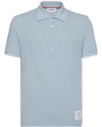 Thom Browne - 4-Bar Short-Sleeved Polo Shirt - Lyst