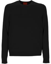 BOSS - Long-Sleeved Crew Neck Knit Sweater - Lyst