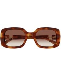 Chloé - Chloé Eyewear Square Frame Sunglasses - Lyst