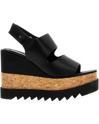 Stella McCartney - Sneak-Elyse Wedge Sandals - Lyst