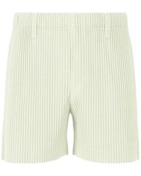Homme Plissé Issey Miyake - Homme Plissé Issey Miyake Tailored Pleats 3 Bermuda Shorts - Lyst