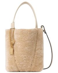 Chloé - Chloé Spin Chain-Detail Tote Bag - Lyst