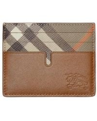 Burberry - Tall Pop Check Card Case - Lyst
